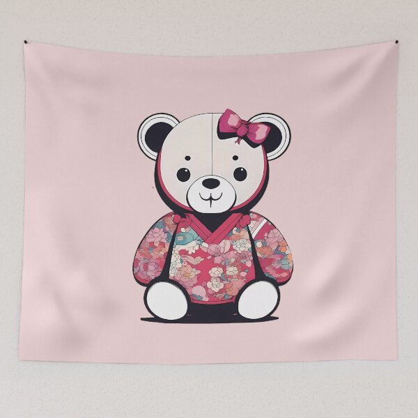 Item preview, Cute Teddy Bear (Girl) designed and sold by camel77.