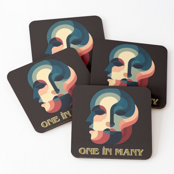 Item preview, One in Many - Abstract Faces Design designed and sold by TrendyCanvasC.
