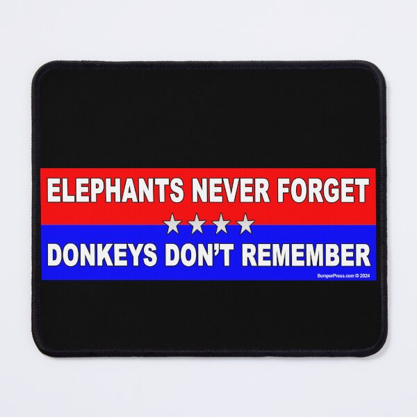 Item preview, Elephants and Donkeys designed and sold by EyeMagined.