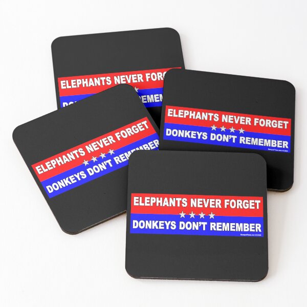 Item preview, Elephants and Donkeys designed and sold by EyeMagined.