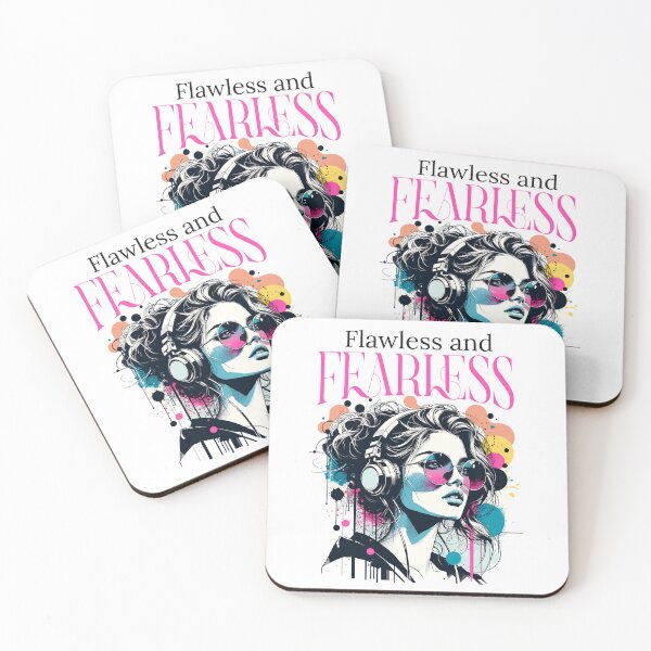 Item preview, fashion girl flawless and fearless designed and sold by ShawishArt.