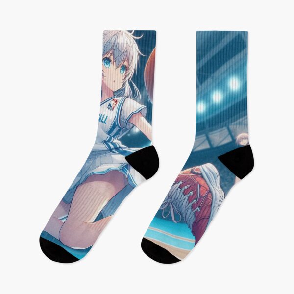 Item preview, Cute Cool Anime girl playing basketball, Pretty girl dribbling, Beautiful sports professional female basketballer at tournament jump shooting (SGVisionary) designed and sold by SGVisionary.