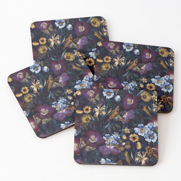 Item preview, Moody Maximalism: Enchanting Spring and Summer Romance with Vintage Florals, White Roses Yellow Wildflowers Garden and Victorian Mystic dark moonlight Nightgarden designed and sold by UtArt.