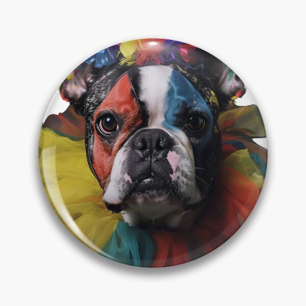 Item preview, Clown  Colored Dogs Art designed and sold by Obsidian Ink by Wilshire.