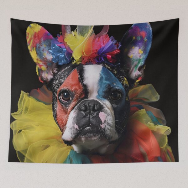 Item preview, Clown  Colored Dogs Art designed and sold by Obsidian Ink by Wilshire.