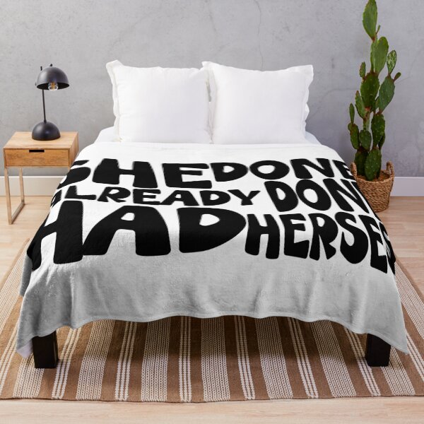 Item preview, She Done Already Done Had Herses Phrase Black Font designed and sold by Henrylizarraga.
