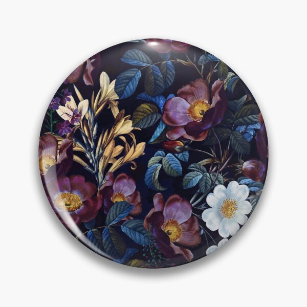 Item preview, Moody Maximalism: Enchanting Spring and Summer Romance with Vintage Florals, Exotic Fruits, White Roses Yellow Wildflowers Garden and Victorian Mystic dark moonlight Nightgarden designed and sold by UtArt.
