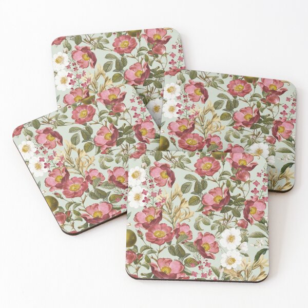 Item preview, Moody Maximalism: Enchanting Spring and Summer Romance with Vintage Florals, Exotic Fruits, White Roses Yellow Wildflowers Garden and Victorian Mystic sepia green designed and sold by UtArt.