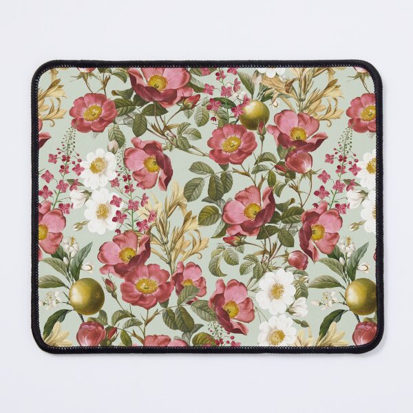 Item preview, Moody Maximalism: Enchanting Spring and Summer Romance with Vintage Florals, Exotic Fruits, White Roses Yellow Wildflowers Garden and Victorian Mystic sepia green designed and sold by UtArt.