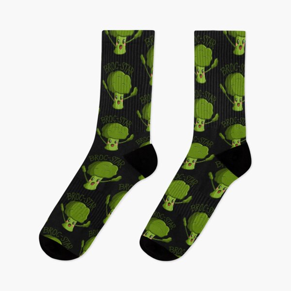 Item preview, Broc-Star Rock Star Broccoli designed and sold by EmGai TocXanh.