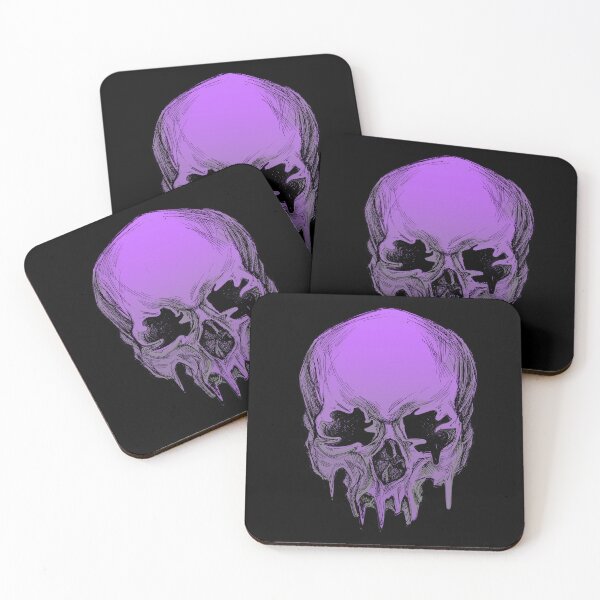 Item preview, Purple Melted Skull | Originality | Inspiring | One-of-a-Kind Design designed and sold by LuxWallDigital.