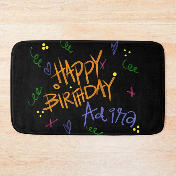 Item preview, HAPPY BIRTHDAY ADIRA CUSTOM NAME  designed and sold by GIVENGRACE.ART.