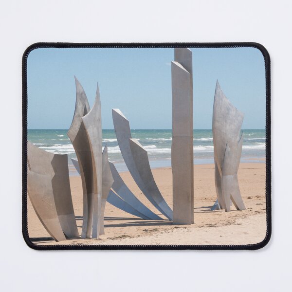 Item preview, D-day Omaha beach memorial - WW2 sculpture - France, travel photography designed and sold by Christa Stroo Photography.