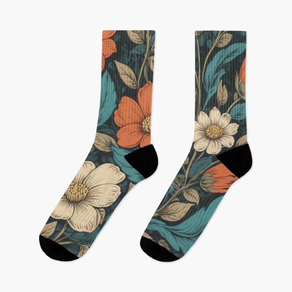 Item preview,  Retro disorganized floral design designed and sold by CreativPurpose.