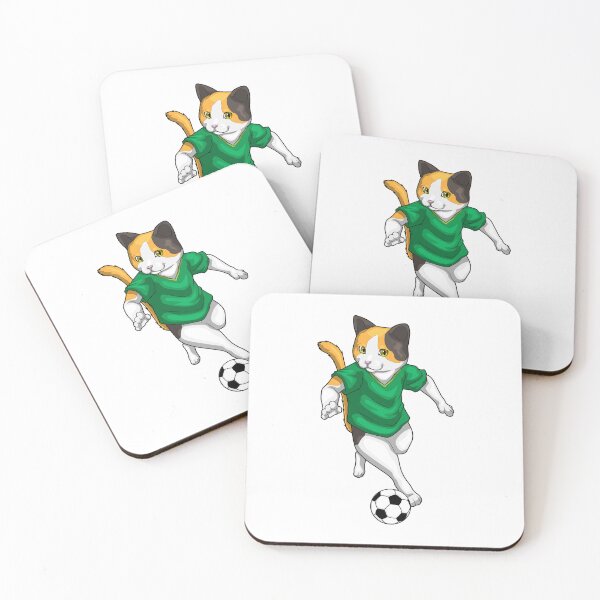Item preview, Cat Soccer player Soccer designed and sold by Snabdesign84.