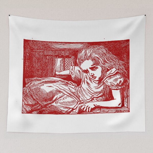 Item preview, Alice in Wonderland Too Large In Red designed and sold by IronTotoro.