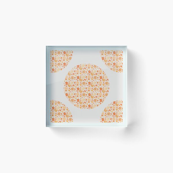 Item preview, Retro Florals Fall Oranges Polka Dots designed and sold by Triplicate Limited.