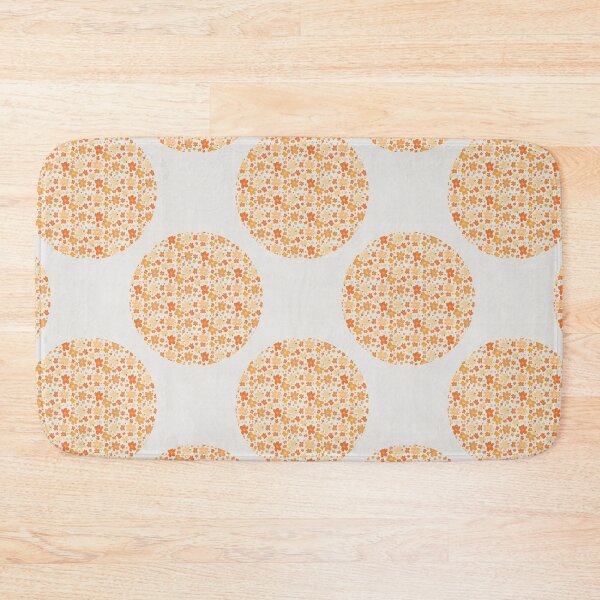 Item preview, Retro Florals Fall Oranges Polka Dots designed and sold by Triplicate Limited.