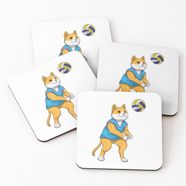 Item preview, Cat Volleyball player Volleyball designed and sold by Snabdesign84.