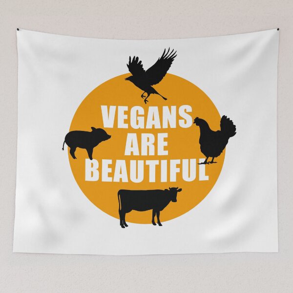 Item preview, Vegans are beautiful designed and sold by Nanika-akimoto.
