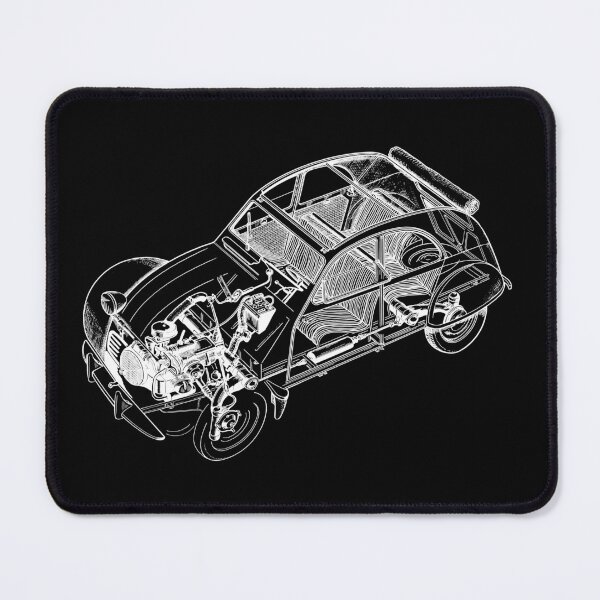 Item preview, Citroen 2CV: Deckchair on wheels! designed and sold by Top Quark Design.