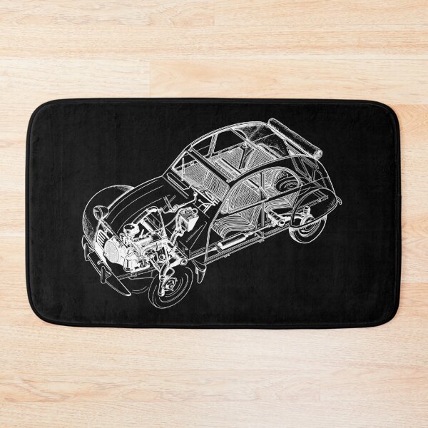 Item preview, Citroen 2CV: Deckchair on wheels! designed and sold by Top Quark Design.