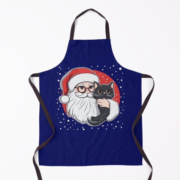 Item preview, Cat playing with Santa Claus designed and sold by InwzaDesign.