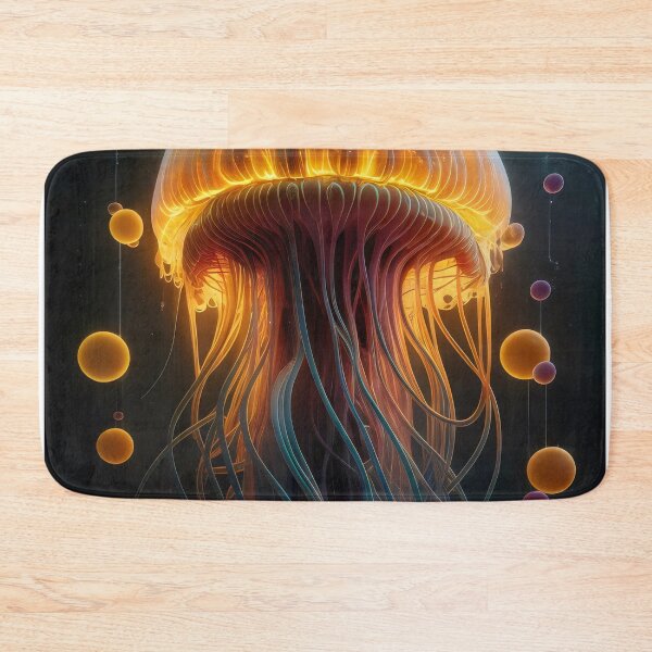 Item preview, Glowing jellyfish. designed and sold by MyHappyArtShop.