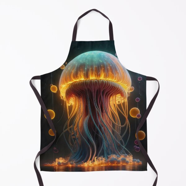 Item preview, Glowing jellyfish. designed and sold by MyHappyArtShop.