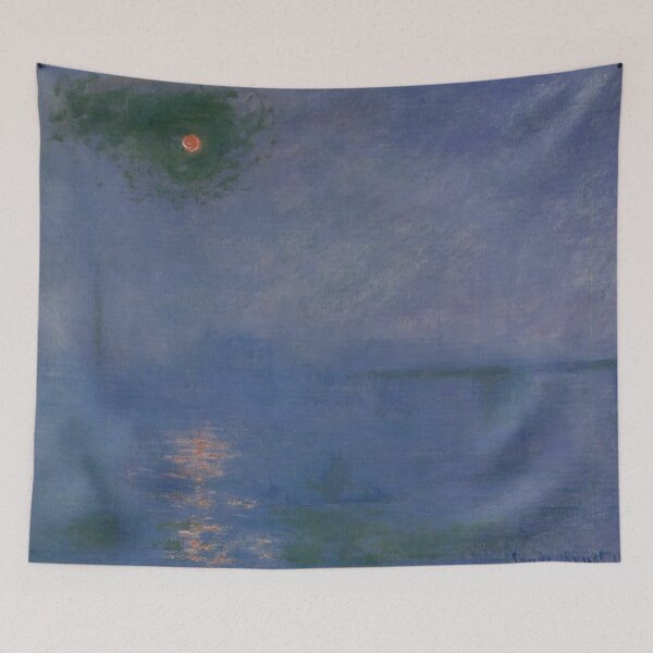 Item preview, Charing Cross Bridge, Fog on the Themes - Claude Monet designed and sold by dottyshai.