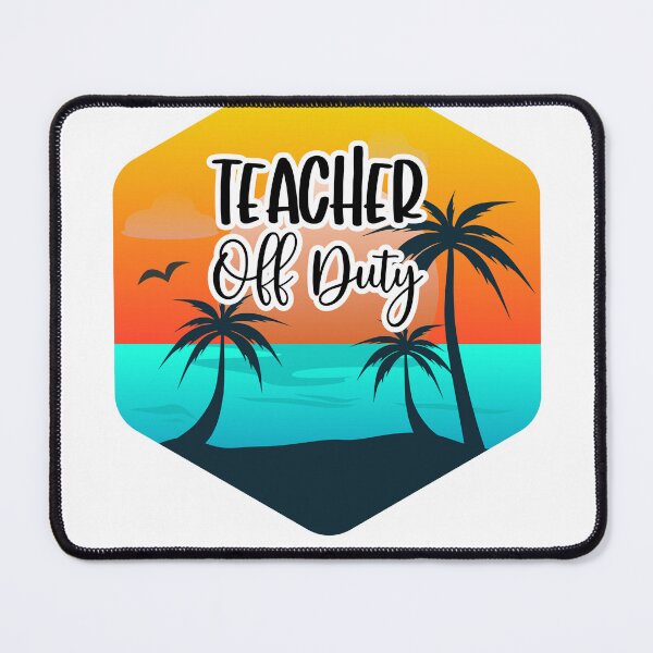 Item preview, Teacher Off Duty T-Shirt | Funny Teacher Shirt | Summer Break Mode | End of School Tee | Teacher Vacation Shirt designed and sold by FitEnvy.