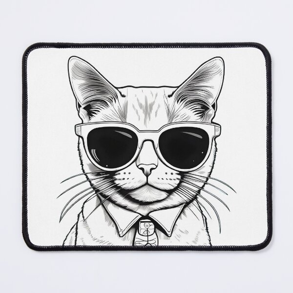 Item preview, Cool cat with sunglasses designed and sold by ArtKae.