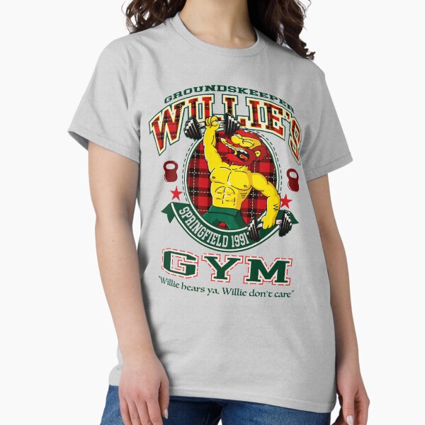 Groundskeeper Willie's Gym Lts Classic T-Shirt