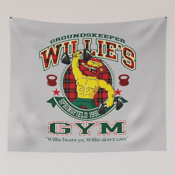 Item preview, Groundskeeper Willie's Gym Lts designed and sold by Alema Art.