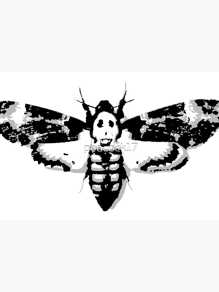 Death Moth Silence Of The Lambs Art Board Print By Peacock17 Redbubble