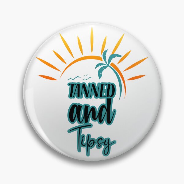 Item preview, Tanned & Tipsy T-Shirt | Funny Vacation Shirt | Summer Vibes Tee | Beach Day Outfit | Poolside Relaxation  designed and sold by FitEnvy.