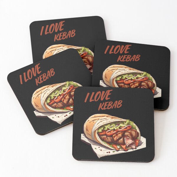 Item preview, FUNNY GIFTS I LOVE KEBAB, FUNNY DESIGN  FOOD designed and sold by KiziaMizia94.
