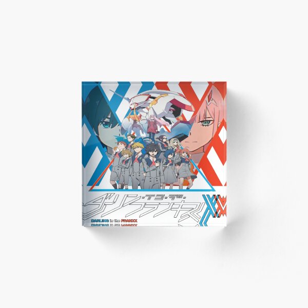 Darling in the Franxx Anime Logo Acrylic Block