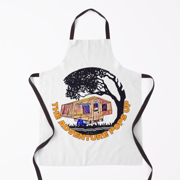 Item preview, The Adventure Pops Up Orange and Blue Trailer Tent designed and sold by BeccaAelishe.
