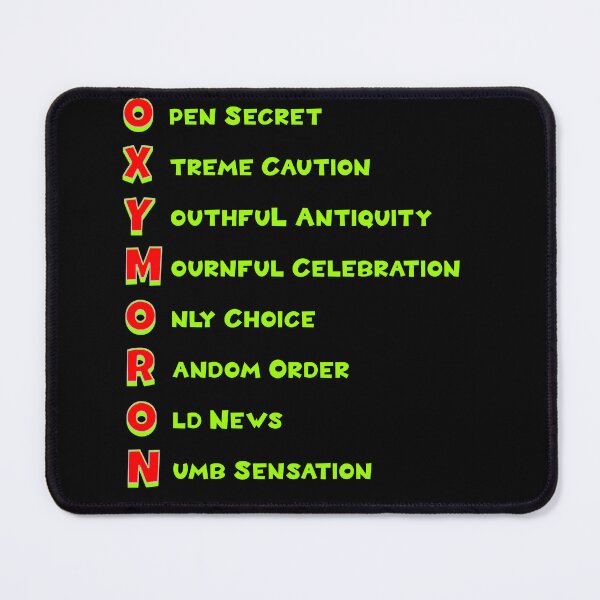 Item preview, Oxymoron Acronym designed and sold by CoolCrazyQuirky.