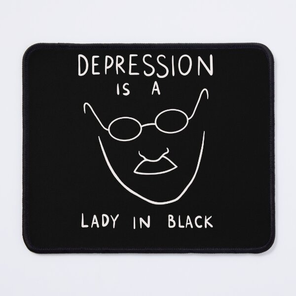 Item preview, Carl Jung Quote - Depression Is A Lady In Black designed and sold by isstgeschichte.