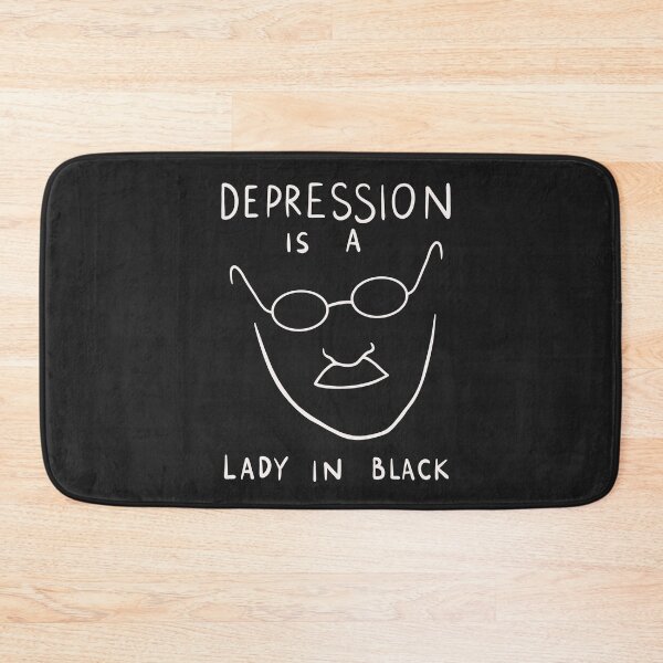 Item preview, Carl Jung Quote - Depression Is A Lady In Black designed and sold by isstgeschichte.