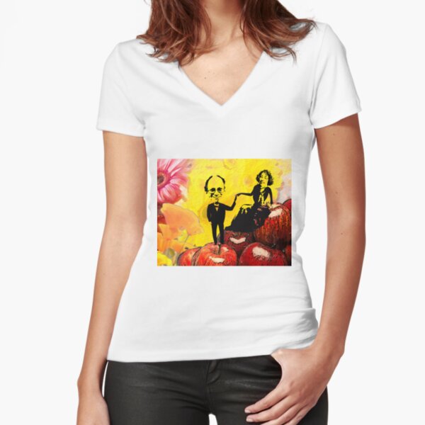 Deb and Bill Fitted V-Neck T-Shirt