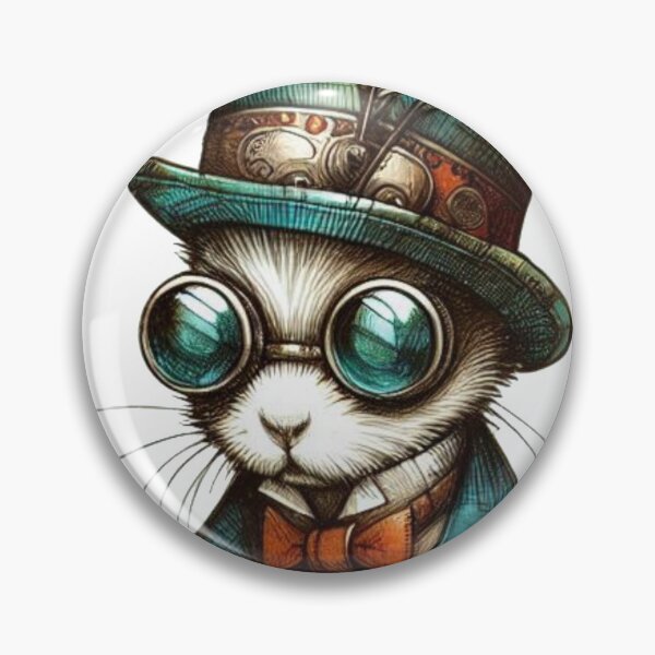 Item preview, Mouse in Hat and Goggles -Steampunk designed and sold by nicholekoch1.