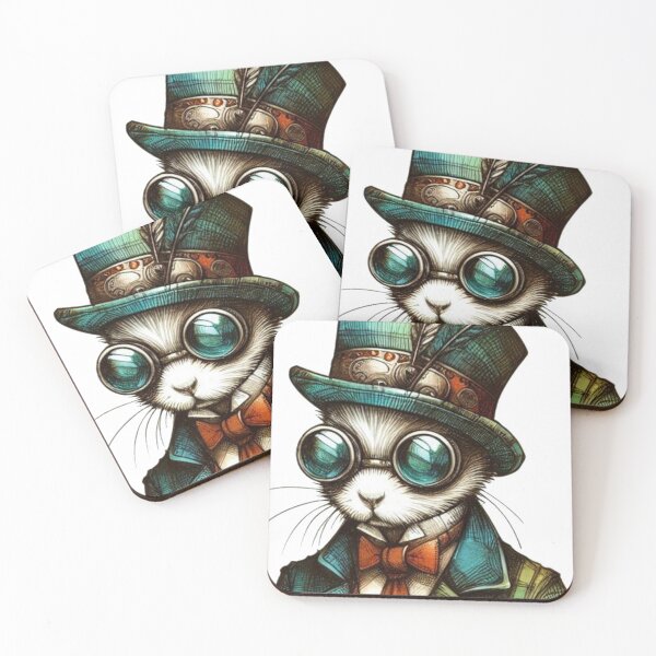 Item preview, Mouse in Hat and Goggles -Steampunk designed and sold by nicholekoch1.