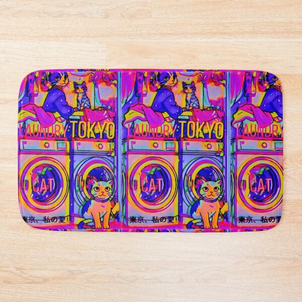 Item preview, Laundry Cat Tokyo (Pop Art Edition) designed and sold by asanaworld.