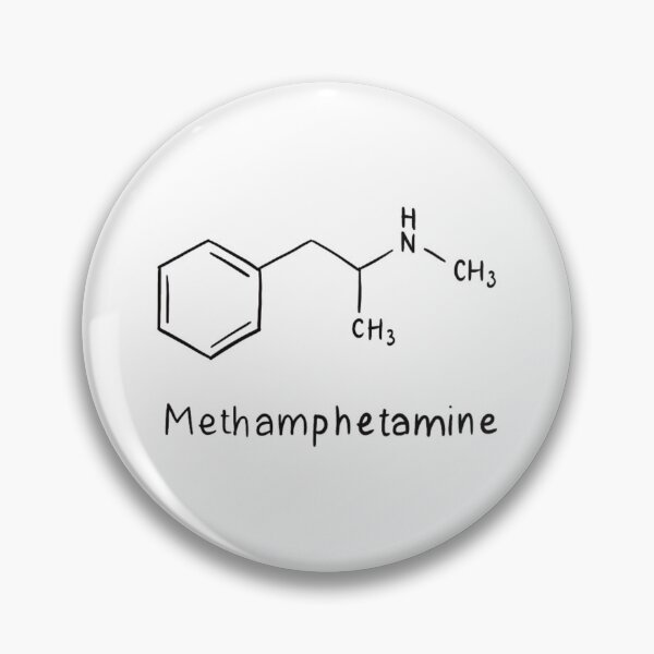 Item preview, Methamphetamine molecule formula designed and sold by Depression-Art.