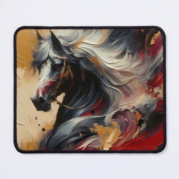 Artikelvorschau, Impasto-Pferd entworfen und verkauft von Vibranta Studio.