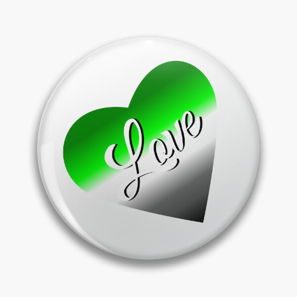 Item preview, AromanticPride Flag Heart designed and sold by HarveyHandcraftsandDesigns.