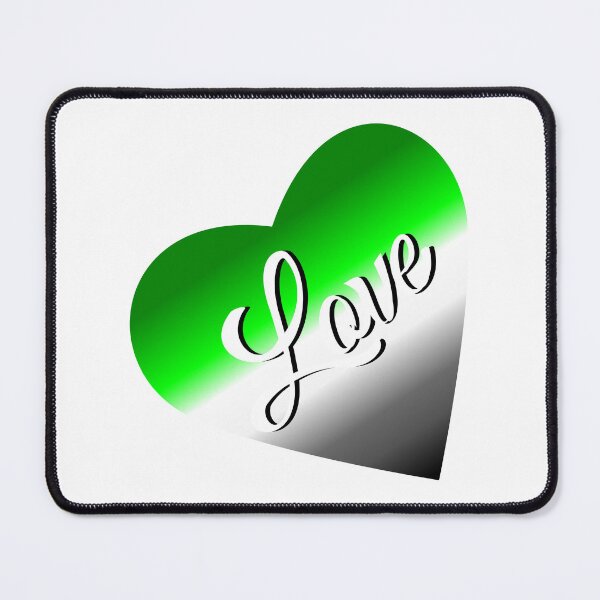 Item preview, AromanticPride Flag Heart designed and sold by HarveyHandcraftsandDesigns.